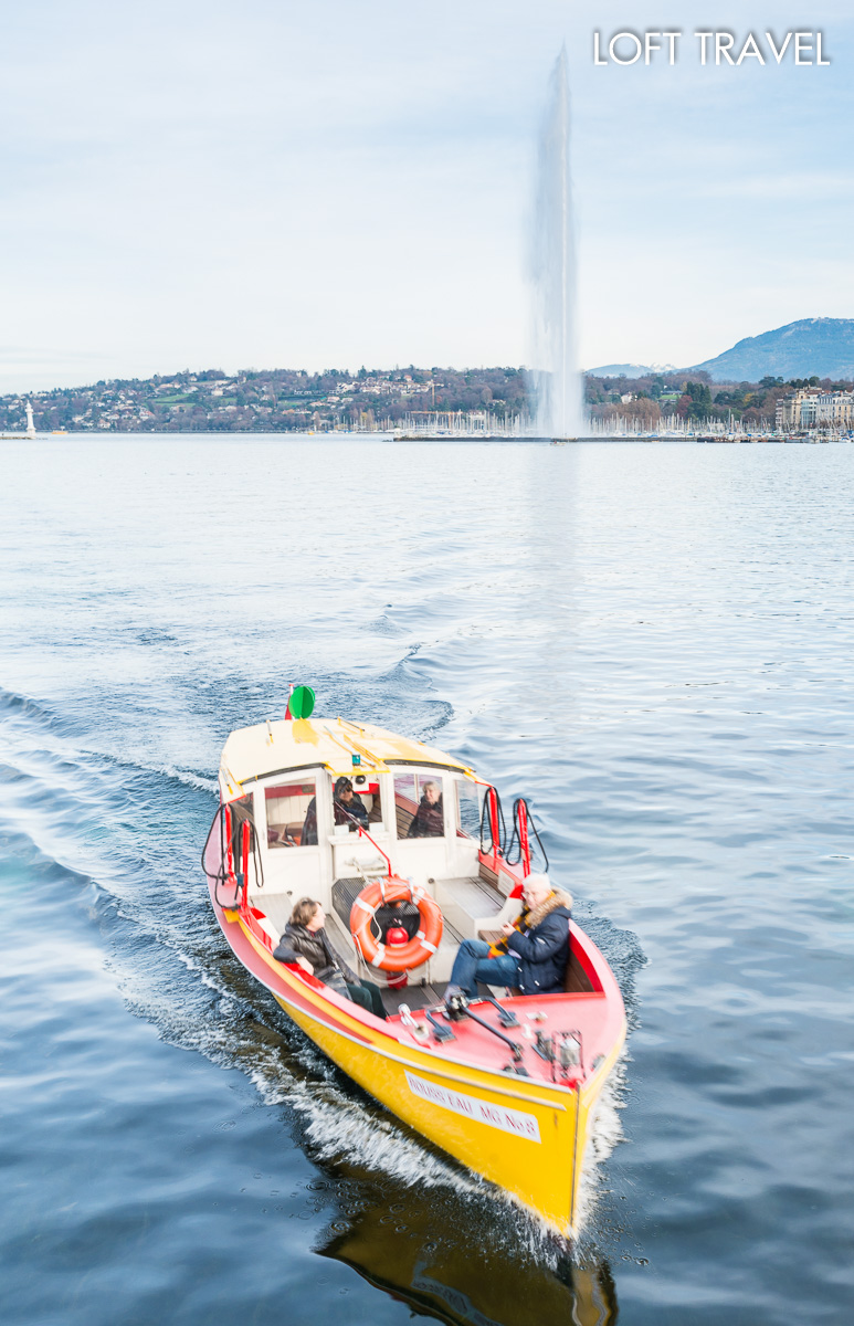 น้ำพุจรวด (Jet d’eau) เจนีวา ประเทศสวิตเซอร์แลนด์ Geneva Switzerland