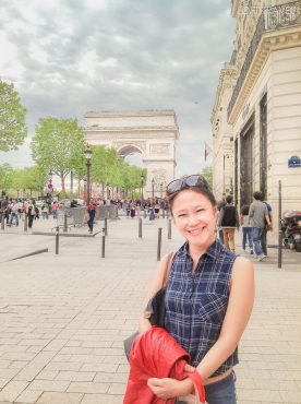 ประตูชัย (Arc de Triomphe) ถนนชองป์เอลิเซ่ Champs - Elysees สร้างขึ้นเพื่อเป็นอนุสรณ์แห่งชัยชนะของนโปเลียน ทัวร์ปารีส ทัวร์ฝรั่งเศส Paris, France