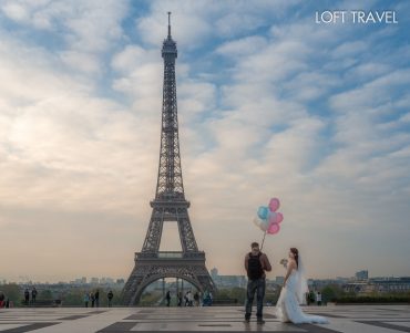 บันทึกภาพสวยของ หอไอเฟล ที่จัตุรัสทรอคาเดโร ปารีส ประเทศฝรั่งเศส Eiffel Tower, Paris, France