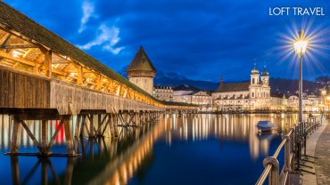สะพานไม้ ชาเปล (Chape Bridge) เมืองลูเซิร์น ประเทศสวิตเซอร์แลนด์ Lucerne, Switzerland