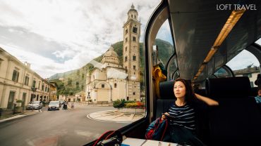 รถไฟ BERNINA EXPRESS at Tirano