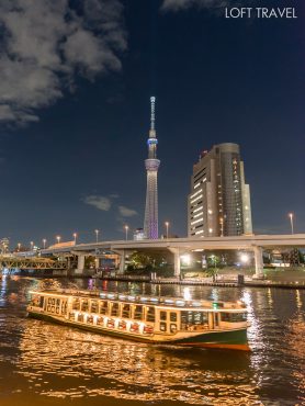 โตเกียว สกาย ทรี Tokyo SkyTree from Sumida River