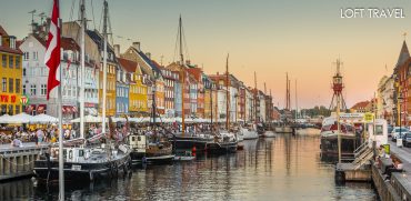 ท่าเรือนูฮาฟน์ (Nyhavn Harbour) โคเปนเฮเกน เดนมาร์ค