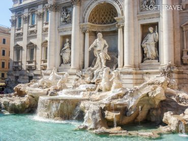 น้ำพุเทรวี่ ผลงานมาสเตอร์พีซของนิโคลัส-ซาลวี Trevi Fountain, Rome, Italy