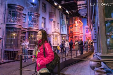 ตรอกไดแอกอน โรงถ่ายภาพยนตร์ วอร์เนอร์สตูดิโอทัวร์ลอนดอน ซึ่งเป็นสถานที่โรงถ่ายภาพยนตร์ Warner Bros. Studio Tour London - The Making of Harry Potter