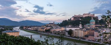ป้อมปราการโฮเฮนซาลส์บวร์ก (Fortress Hohensalzburg) ซาลส์บวร์ก (Salzburg) เมืองที่มีชื่อเสียงจากการใช้สถานที่ต่างๆ ของเมืองในการถ่ายทำภาพยนตร์ชื่อก้องโลก “เดอะซาวด์ออฟมิวสิค (The Sound of Music)”