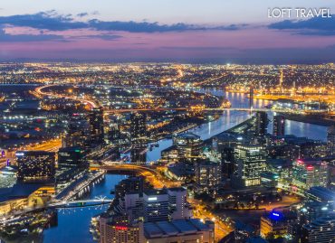 วิวจาก Eureka Skydeck 88 เมลเบิร์น ประเทศออสเตรเลีย Melbourne, Australia