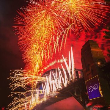พลุฉลองปีใหม่ ซิดนีย์ ประเทศออสเตรเลีย sydney australia new year firework by loft travel 01