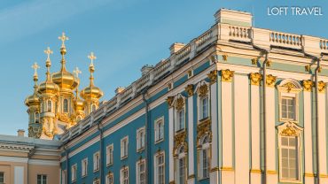 พระราชวังแคทเธอรีน (Catherine Palace) หรือหมู่บ้านพุชกิ้น (Pushkin Village)