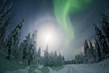 แสงออโรร่า แสงเหนือ ประเทศฟินแลนด์ Lapland Northern lights aurora borealis Finland 05