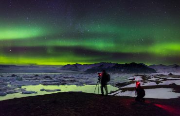 แสงเหนือ แสงออโรร่า ไอซ์แลนด์ iceland aurora borealis nordurljos vid jokulsarlon fon 130-1