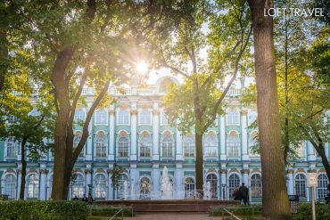 Hermitage Museum in Saint Petersburg, Russia รัสเซีย