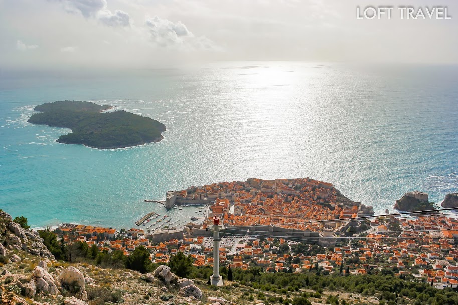 SRD Mountain view point Dubrovnik จุดชมวิว(บนเขา SRD) เมืองดูบรอฟนิค ประเทศโครเอเชีย
